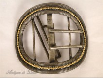 Buckle Metal Silver Gold Art Nouveau 19th