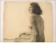 Study Sketch Drawings Nude Woman 20th Colarossi
