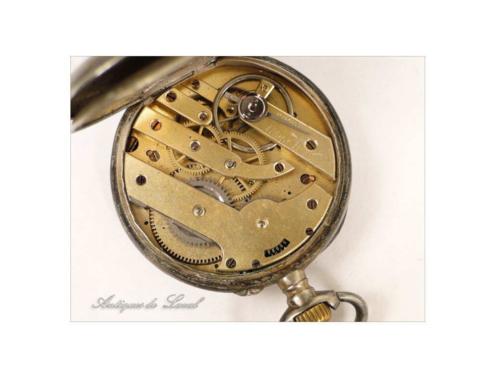 Montre à Gousset Antoine Frères 1900 – Argent, Mécanique, Vintage Pour Homme