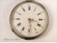 Watch Fob Sterling Silver Flowers 19th