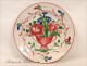 St. Clement Faience plate Flowers nineteenth Cart