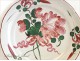 Faience plate Flowers Bouquet Islettes The 19th