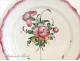 Faience plate Flowers Bouquet Islettes The 19th