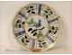 Earthenware plate Nevers 18th La Rochelle Bird