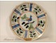 Earthenware plate Nevers 18th La Rochelle Bird