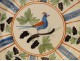 Earthenware plate Nevers 18th La Rochelle Bird