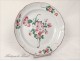 Faience plate Flowers Strasbourg 19th