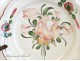 Faience plate Flowers Bouquet Islettes The 19th