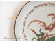 The Rooster earthenware plate Islettes 19th