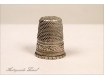 Thimble Silver Metal Silver English 19th