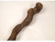 Cane Twist Carved Wood Folk Art 20th 1917