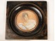 Painted Miniature Portrait 19th Baron Juliette Recamier Management