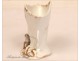 Dog Biscuit Porcelain Vase Paris 19th NAPIII