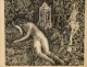 Burning Eve in the Garden of Eden by Albert Decaris twentieth