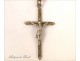 Rosary and Mother of Pearl Silver Plated Rosary Cross 19th
