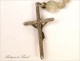 Rosary and Mother of Pearl Silver Plated Rosary Cross 19th