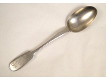 Spoon Sterling Silver Monogram Russian 38g 19th