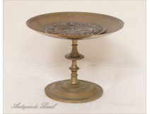 Copper Flower Cup Cherub 19th