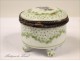 Pill box Porcelain Flowers 20th