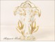 Porcelain Vase of Flowers Gilding NAPIII Paris 19th