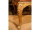 Pair of Armchairs Regency carved gilded eighteenth