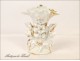 Porcelain Vase Flowers Gilding NAPIII Paris 19th