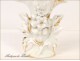 Porcelain Vase Flowers Gilding NAPIII Paris 19th