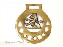 Horse Brass Brass Dragon Golden Lion 19th England