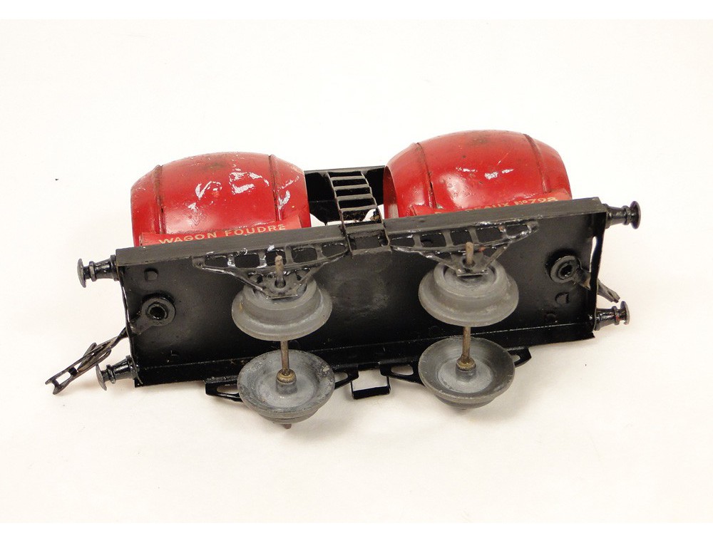 Hornby o 403 wagon citerne bi-foudre, porte tonneau transport vin bordeaux n°728 - Collection