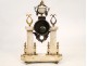 endule gantry white marble and gilded bronze, decorated with flowers and medallions, Louis XVI, XVIII