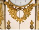 endule gantry white marble and gilded bronze, decorated with flowers and medallions, Louis XVI, XVIII