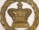 Golden Crown Horse Brass Brass Fleur de Lys Englans 19th