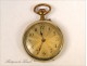 19th Golden Metal Watch Fob