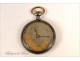 Steel Fob Watch Flowers 19th