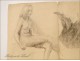 Naked Women Studies Sketchings Colarossi 20th