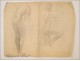 Naked Women Studies Sketchings Colarossi 20th