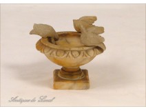 Little Birds Alabaster Cup 19th