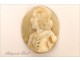 Young Woman Portrait Cameo Shell 19th