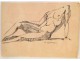 Naked Woman Drawings Study Model Laigneau Villeneuve Paul Dumas