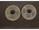 Crystal Candle sconces pair Portieux NAPIII 19th