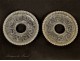 Candle sconces pair Cristal Baccarat NAPIII 19th