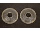 Candle sconces pair Cristal Baccarat NAPIII 19th