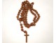 Corozo rosary Rosary Lourdes Souvenir Carved 19th