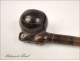 Bruyere pipe carved 20th Foot Ball Mokin