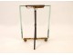 Frame Photo Holder Beveled Glass Brass Gold 19th