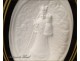 Bas-relief plaster Virgin and Child 20th