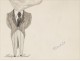Cartoon drawing Lamo de Espinosa J.Mola 1977