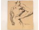 Drawing Nude Man Model Study Laigneau Villeneuve Dumas 20th