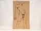 Study Drawing Nude Man Model Laigneau Villeneuve Dumas 20th