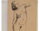 Study Drawing Nude Woman Model Laigneau Villeneuve Dumas 20th